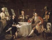 William Hogarth, Captain George Graham in his cabin